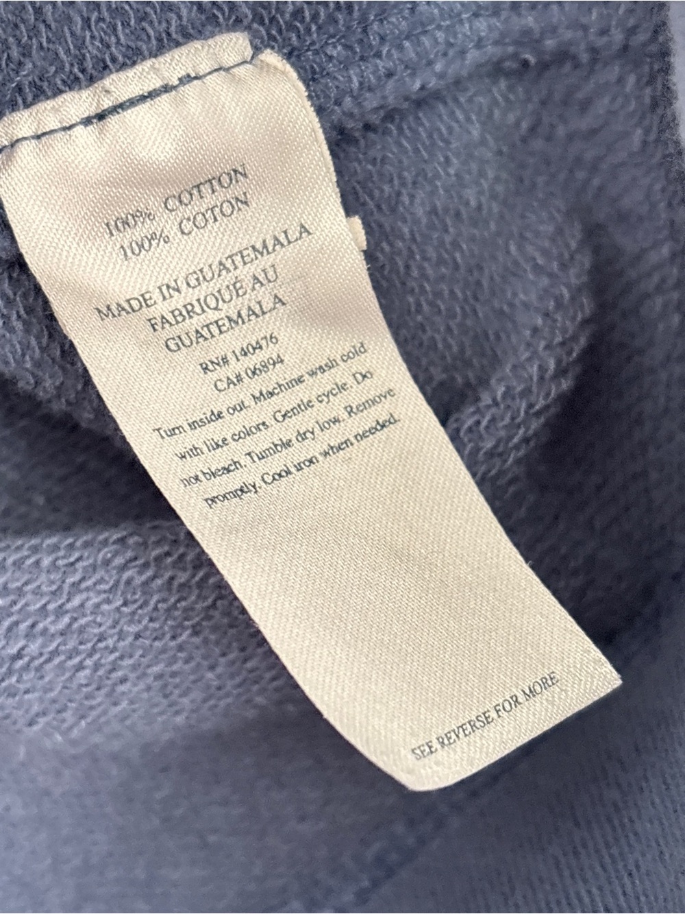 Faherty Women's Crewneck Sweatshirt Medium Sag Harbor New York Casual Cozy D63 - Picture 8 of 13